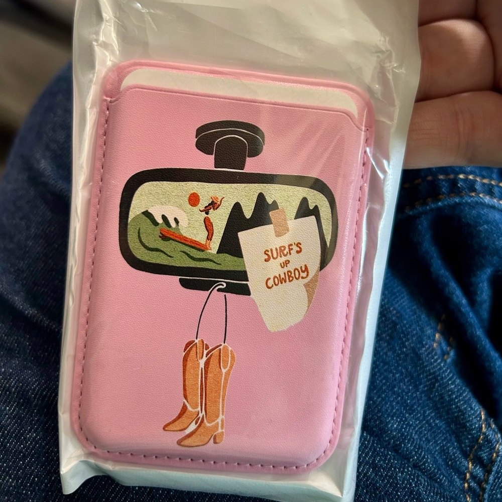 New Surf's Up Cowboy Phone Accessory for Holding Cards